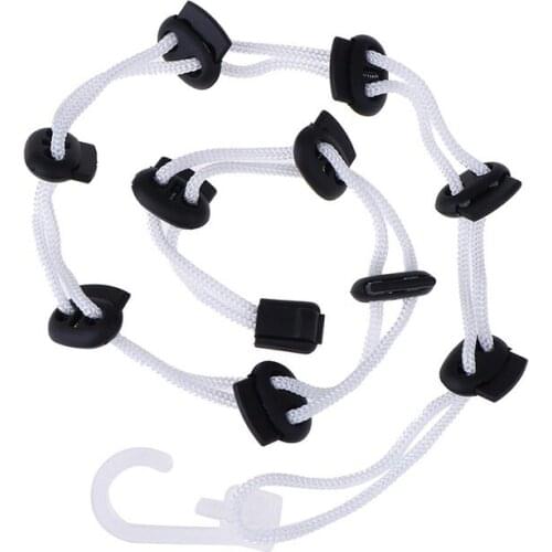 1pc Socks Organizer Storage Holder Hanging Non-slip Drying Clothesline Rope Divider Outdoor Use