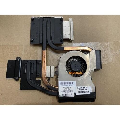 Original for HP pavilion DV6 DV7 DV6-6000 DV6-6050 DV7-6000 DV7-6B cooling heatsink with fan 653627-001 665309-001 650797-001