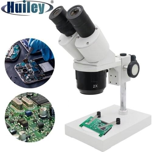 20x-40x Industrial Binocular Stereo Microscope PCB Soldering Repairing Tool for Mobile Phone Clock Repairing and PCB Inspection