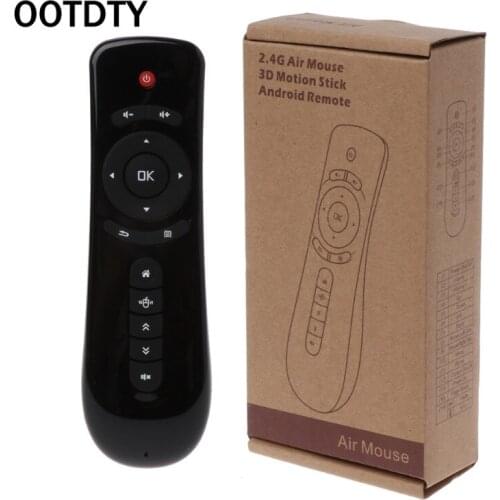 2.4GHz Fly Air Mouse T2 Remote Control Wireless 3D Gyro Motion Stick PC Android