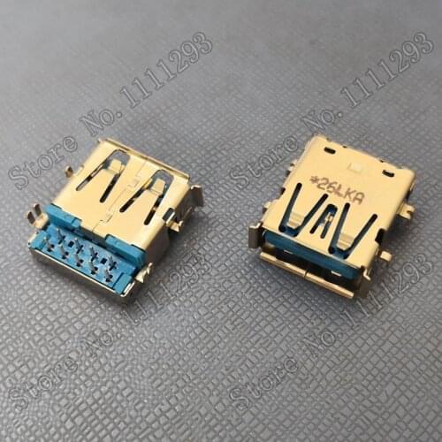 10pcs/lot 3.0 USB Jack Connector for samsung RC512 RF411 RF510 RF511 RF710 etc USB3.0 Port