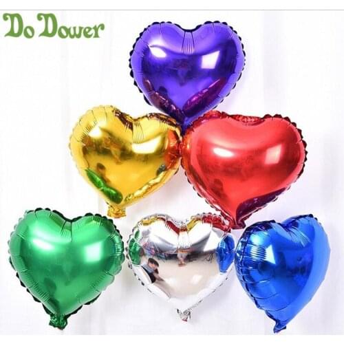 50pcs Mini Foil Star heart Balloons 5inch Party Wedding birthday Decoration Supplies Infatable Balloon kids gifts