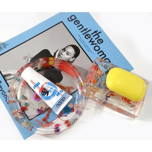 Soap Dish Resin Silicone Molds Epoxy Resin Round Dish Jewelry Tray Resin Molds