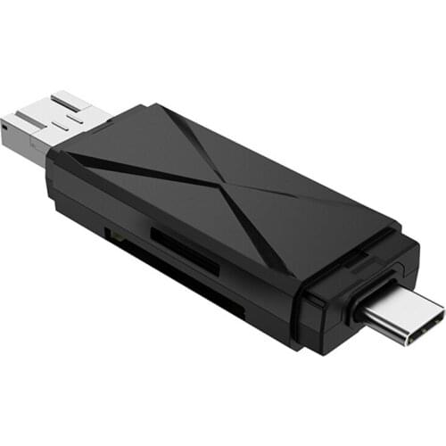USB2.0 Multi-Card Reader for SDXC,SDHC,TF,SD,MMC,RS-MMC,Mini SDXC,Mini SD,Mini SDHC Card and UHS-I Cards Plug N Play