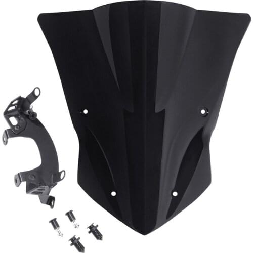 Motorcycle Front Windshields Wind Screen With Bracket For Kawasaki Z-900 Z 900 Z900 2017-2018