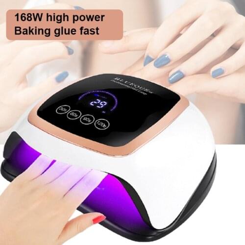 36/168W Nail Dryer Machine LED Nails Lamp 4-timing Mode USB Charging Phototherapy Lamp For Drying UV Nails Gel Polish Manicure