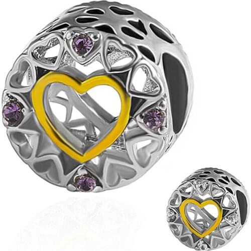 HPXmas Wholesale 5pcs/lot Fit Bracelet Jewelry Fashion Metal Charm Fit Bracelet Jewelry Beads Accessories For Making Diy