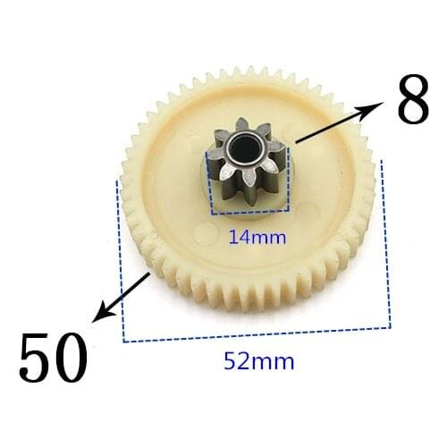 9923 shredder gear 8T 50T Plastic gear fitting accessories