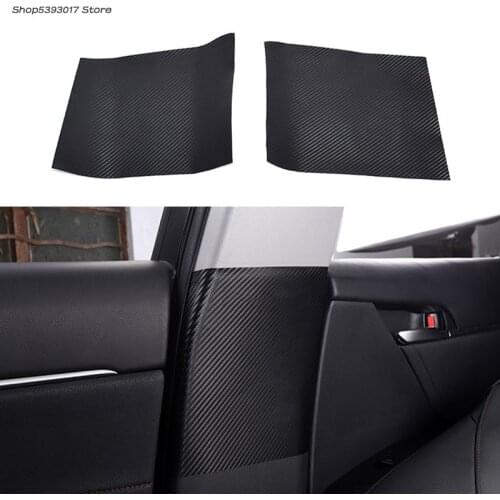 Car B-pillar protector Anti-kick Anti-dirty Pad Case Cover Sticker Interior Modification For Toyota Camry 2018 2019 2020 2021