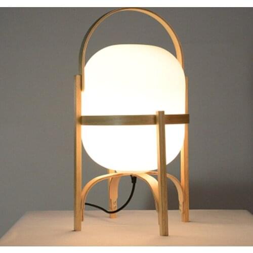 Wood Art Modern Simple Led Desk Lamp Living Room Study Bedroom Bedside Lamp Home Deco Table Lamp Student Dormitory Light Fixture