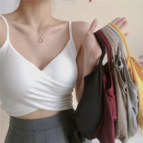 Women Crop Top Tube Top Seamless Underwear Female Crop Tops Girls Streetwear Intimates Sexy Lingerie Padded Tube Bra Bandeau Top