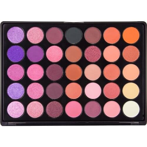 New 35 Color Plum Eyeshadow Palette Professional Natural Matte Pigment Eye shadow Naked Cosmetics Make Up For Eyes