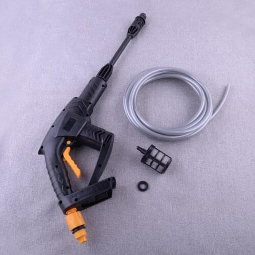 ABS High Pressure Washer Electric Power Hydroshot Spray Cleaner Kit Nozzle Lance Wand Jet 18V for Universal Car Boats Courtyards