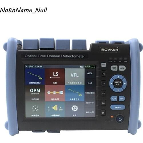 150km NK6000 OTDR optical fiber 1310/1550nm 35/33dB Integrated VFL 5MW SM Touch Screen Optical Time Domain Reflectometer English