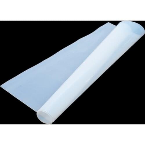 1pc Practical Silicone Rubber Sheet Transparent Mat High Temperature Resistance Plate Home Industry Supplies 500*500*1mm