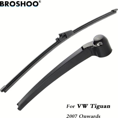 BROSHOO Car Rear Wiper Blade Back Windscreen Wiper Arm For Volkswagen Tiguan Hatchback (2007-) 350mm,Windshield Auto Styling