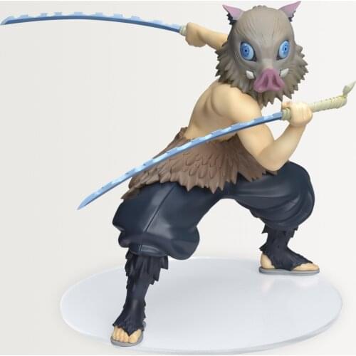 SEGA Genuine Demon Slayer Hashibira Inosuke Action Figure Model Toys