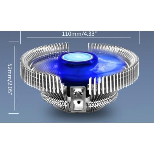 T3EE POLARICEFLOW Efficient Cooling CPU Water Cooler Fan 3Pin 12V for intel&amd LGA Common Platform Quiet Fan Silent Radiator