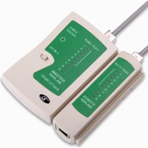 JTKE RJ45 RJ11Cat5 Cat6 LAN Cable Tester Handheld Network Cable Tester Wire Telephone Line Detector Tracker Tool kit
