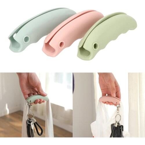 Convenient Bag Hanging Save Effort Tool Mention Dish Carry Bag Kitchen Gadgets 1 piece Silicone Portable