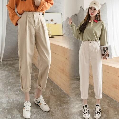 Wangxiangqian Women's Cropped Trousers