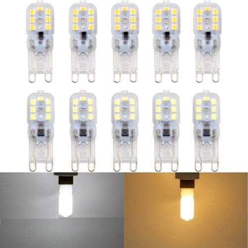 10 X G9 5W LED Dimmable Capsule Bulb Replace Light Lamps AC220-240V