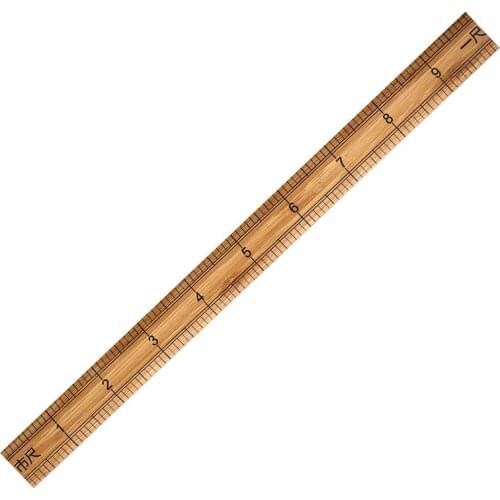 2PCS 30CM Bamboo Ruler DIY Yardstick Tailoring Bamboo Ruler for Home Measuring Tool Learning Student School Sewing Accessories