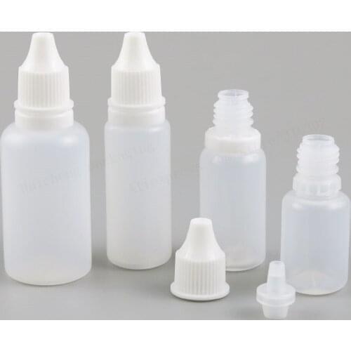 5ml 10ml 15ml 20ml 30ml 50ml 60ml Empty Plastic Squeezable Dropper Bottles Eye Liquid Dropper Sample Eyes Drop Bottle