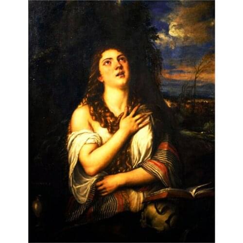 5D DIY Full Round/Square Diamond Painting "Religion Magdalene" 3D Embroidery Cross Stitch Rhinestone Mosaic Home Decor YC359