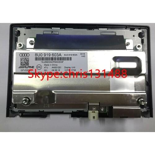 8U0919603A 8U0 919 603A Original A+ grade 6.5 inch LCD Display for Audi Q3 A1 A3 Car GPS Navigation System