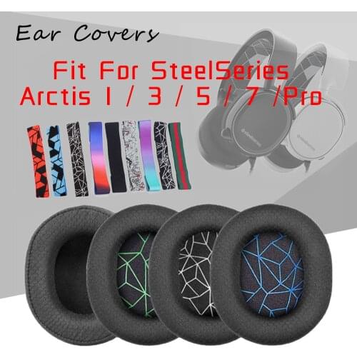 Earpads For SteelSeries Arctis 3 5 7 Gaming Headphone Earpads Replacement Headset Ear Pad PU Leather Sponge Foam