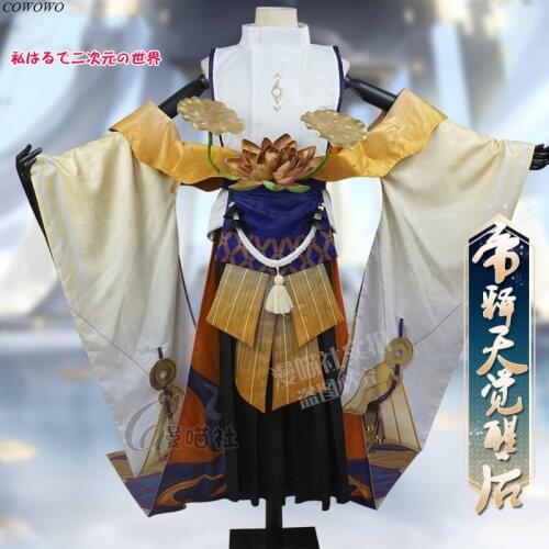 Anime! Onmyoji Magmatron After Awakening Game Suit Gorgeous Kimono Uniform Cosplay Costume Halloween Party Outfit Men 2021 NEW