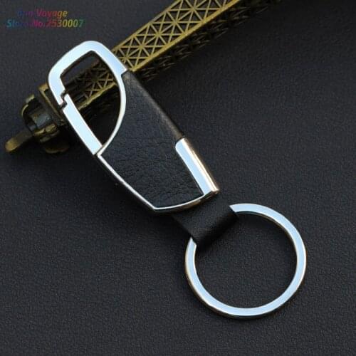 Car-Styling 100% Head layer cowhide Key Chain For Citroen C-Quatre C-Triomphe Picasso C1 C2 C3 C4 C4L C5 Elysee DS-series