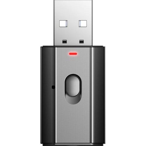 KEBIDU Car Aux Bluetooth 5.0 Adapter USB Wireless Bluetooth Transmitter Receiver Music Audio for PC TV Car Hands-free Adaptador