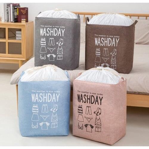 Toys Clothing Receive a Load of Laundry Basket Clothing Sorting Bag Foldable Box Household Storage Moving Bag