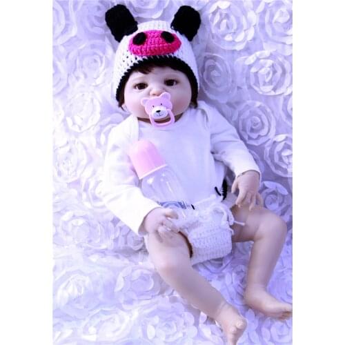 Reborn baby dolls 23" NPK real silicone reborn babies dolls toys for child gift can bathe bonecas reborn de silicone