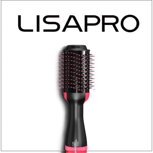 LISAPRO 3 IN 1 Hot Air Brush One-Step Hair Dryer And Volumizer Styler and Dryer Blow Dryer Brush Professional Brush Hair Dryers