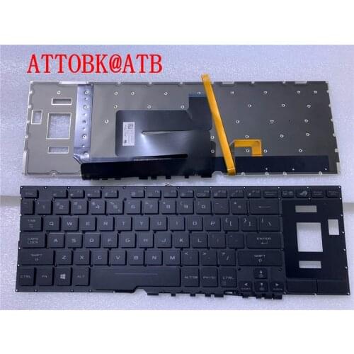 New English Laptop Keyboard For ASUS ROG Zephyrus S GX531 GX531GS GM531 GM531GM keyboard with backlight