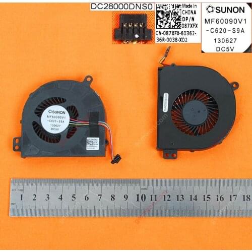 New Laptop Cooling Fan for DELL Latitude E5440 E5540(Original) PN:DC28000DNVL 087XFX MF60090V1-C620-S9A
