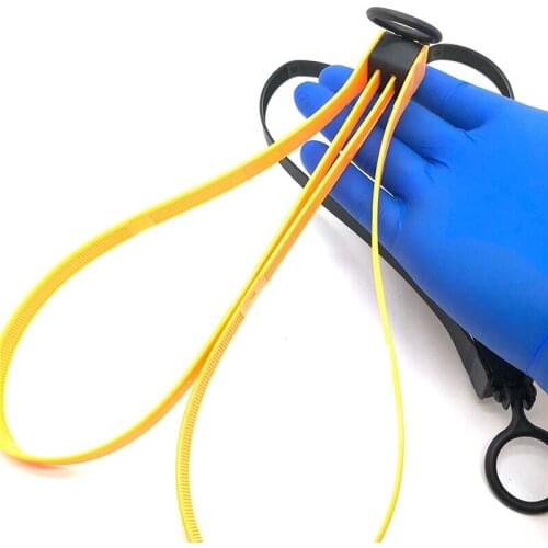 Disposable Cable Ties Outdoor Equipment Pull-ring Type Cable Bundling High-strength Ties Restraint Band Plastic