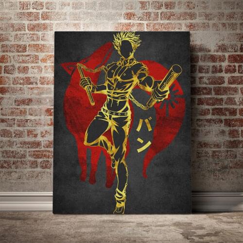 Ban Seven Deadly Sins Poster Canvas Wall Art Decoration prints for living Kid Children room Home bedroom decor painting