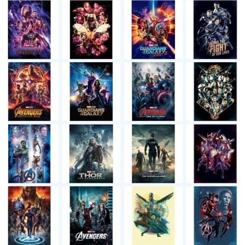 Avengers - Infinity War Movie Poster Cuadros Marvel Superhero Canvas Painting Disney Wall Art Mural Picture Living Room Decor