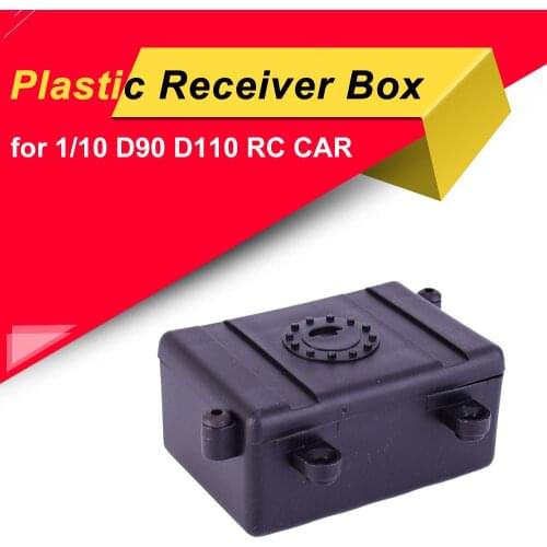 RC Car Radio Box Parts Plastic ESC Receiver Box for 1/10 D90 D110 Axial SCX10 RC Crawler Climbing Car Spare Parts Accessories