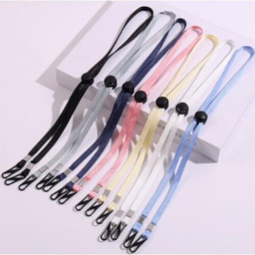 Adjustable Comfort Neck Strap Face Mask Extender Lanyards Strap Holder Hat Windproof Rope Ear Savers Mask Fixing Rope Newest