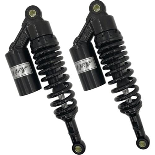 RFY 2 Pieces Universal 11.4 "290mm Spring 8mm Motorcycle Air Shock Absorber Rear Suspension for Honda Yamaha Suzuki Kawasaki