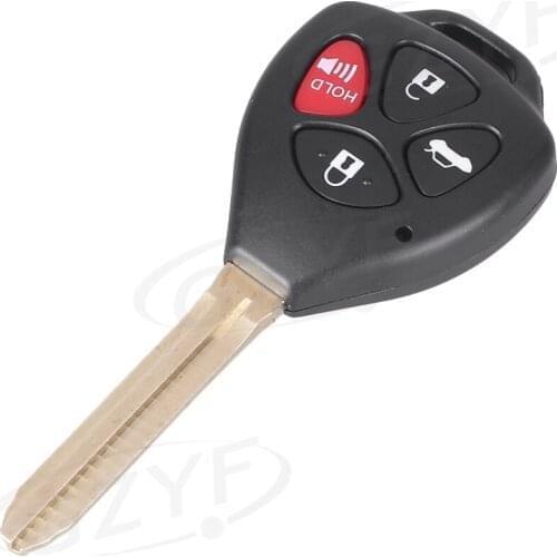 Replacement Fob B029 New 4 Buttons Key Shell Case For Toyota Camry 2007-2011