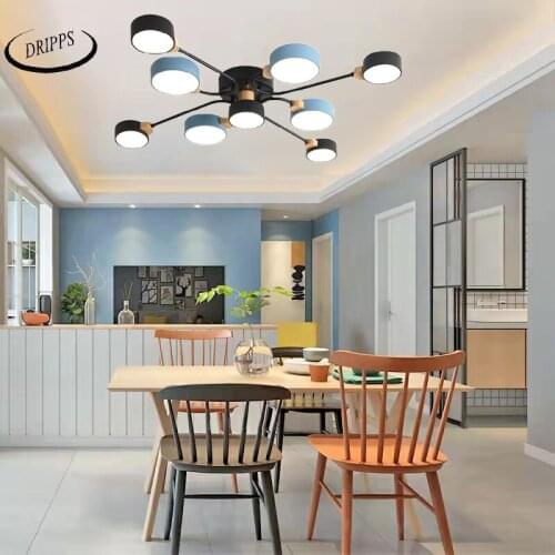 Nordic minimalist living room LED ceiling lamp bedroom round lamp corridor hotel study creative lamp