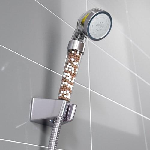 High Turbo Pressure Shower Head Bathroom Powerful Water Saving Filter Showerhead