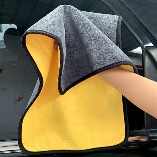 1pc Extra Soft Car Wash Microfiber Towel High Quality Thicken Car Cleaning Drying Cloth Car Care Cloth Detailing Car Wash Towel