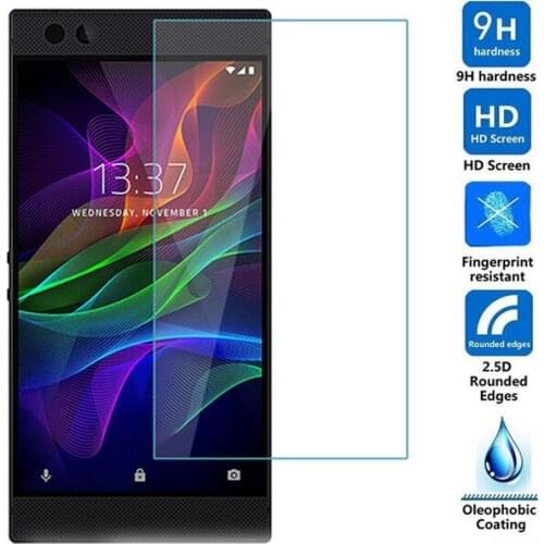 10pcs/lot Tempered Glass Original 9H High Quality Explosion-proof Protective Film Screen Protector for Razer Phone 2
